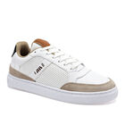 Mora Urban Tenis urbano para hombre blanco camel negro
