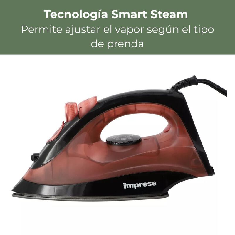 Plancha Compacta De Vapor De Ropa Impress Contr... image number null