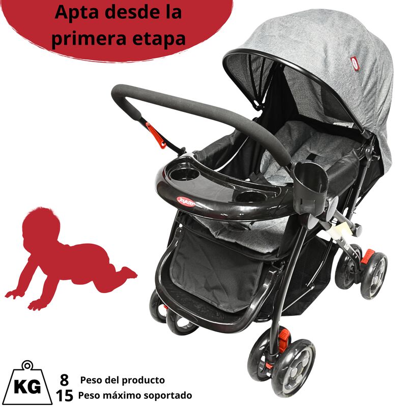 Carriola para Beb&eacute; Manubrio Reversible Asiento ... image number null