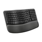 Teclado Inal&aacute;mbrico Logitech Wave Keys Negro