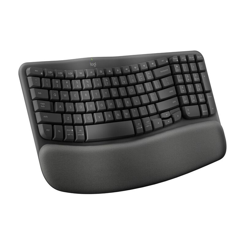 Teclado Inal&aacute;mbrico Logitech Wave Keys Negro image number null