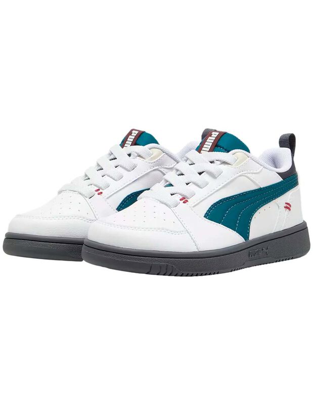 Tenis Ni&ntilde;o Puma Rebound V6 Blanco 39794301 image number null