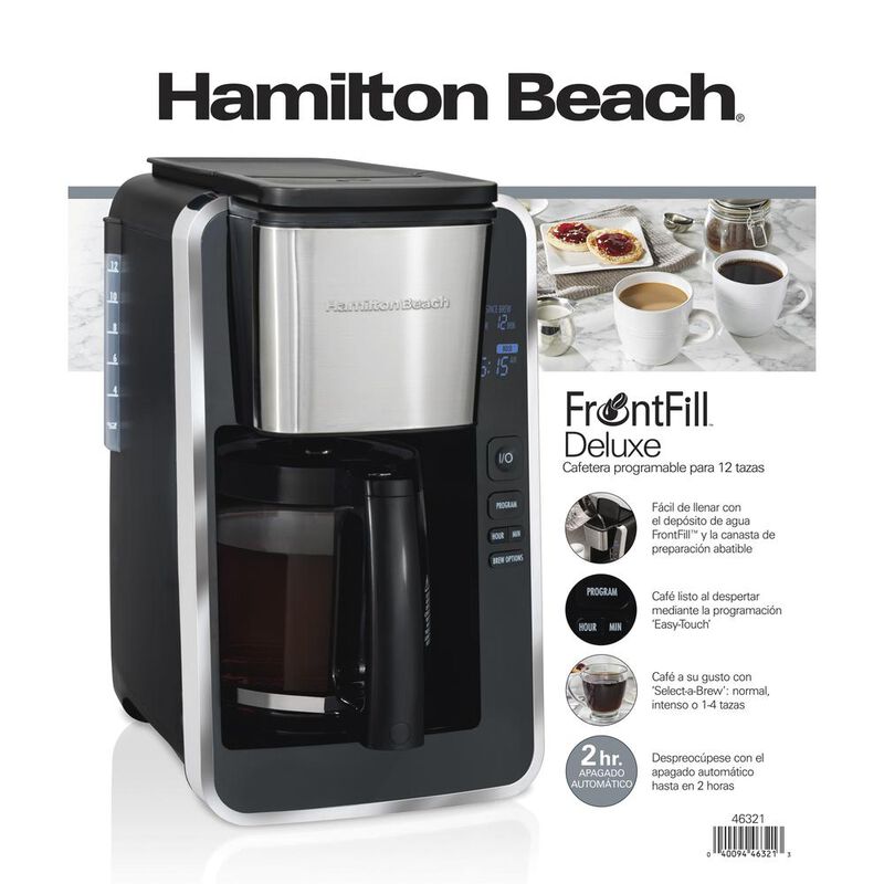 Cafetera Hamilton Beach 46321 Programable 12 Ta... image number null
