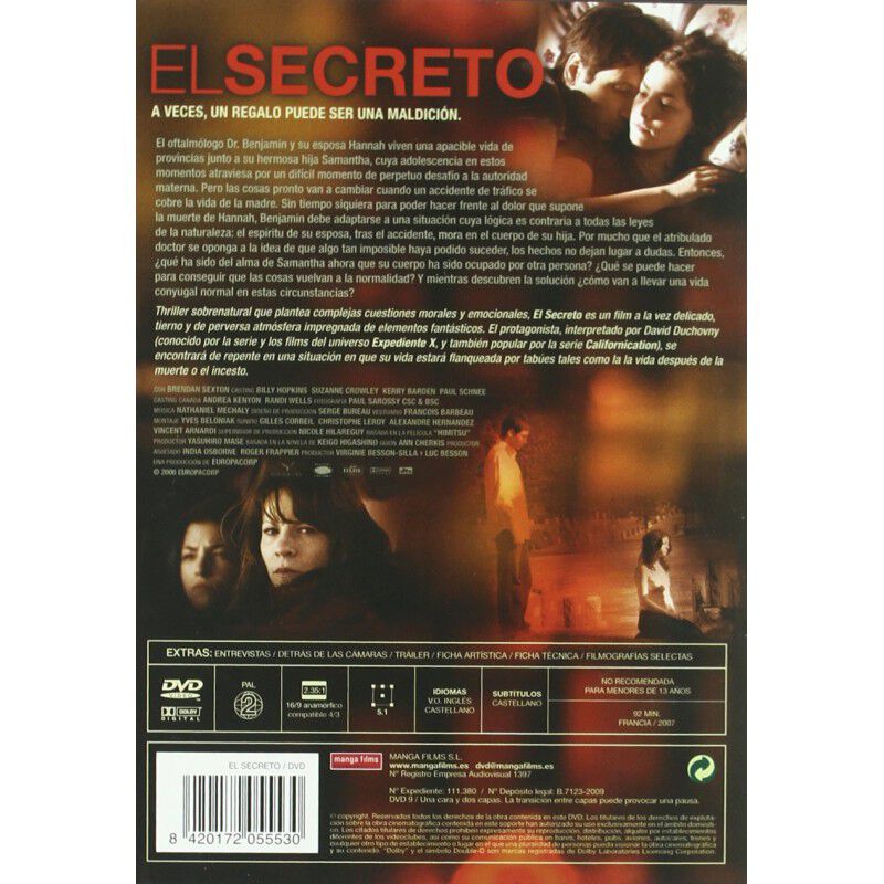 El Secreto [dvd] (2007) Si J'&eacute;tais Toi (the Sec... image number null