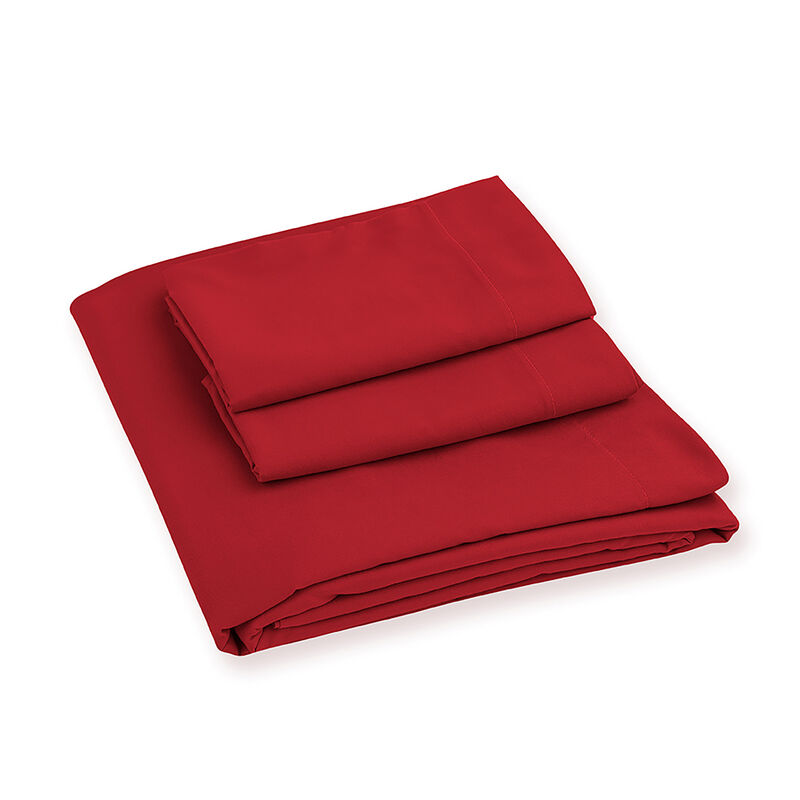 Juego de S&aacute;banas Matrimonial Sumie Pepper Rojo image number null