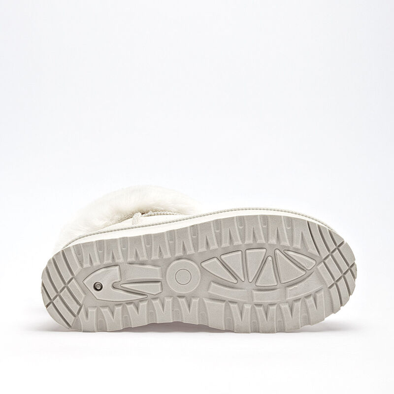 Moramora Bota con peluche para mujer beige blan... image number null