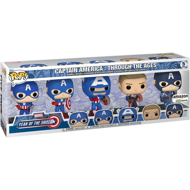 Funko Pop! Marvel: A&ntilde;o Del Escudo- Capit&aacute;n Am&eacute;r... image number null