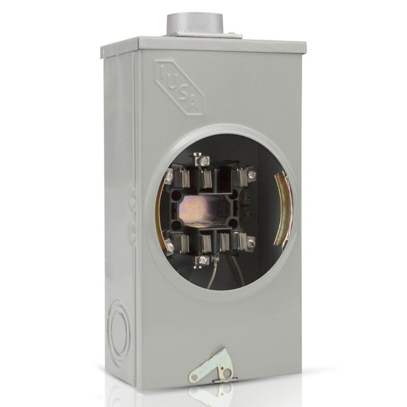 Base Medidor de Luz 7 Terminales A&eacute;rea - Subter... image number null