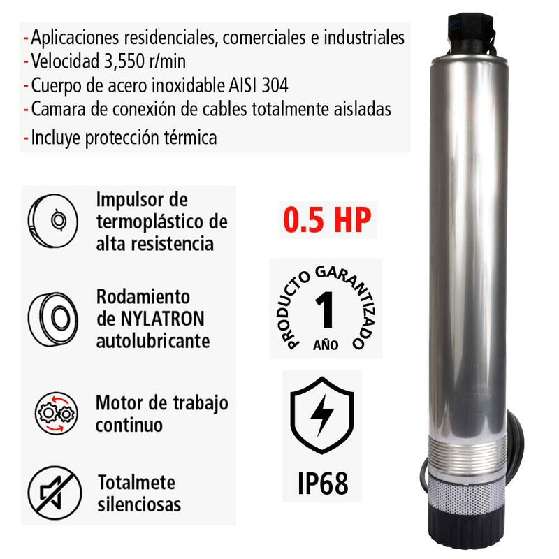 Bomba Hidr&aacute;ulica IUSA, Tipo Bala, Dominator, 0.... image number null