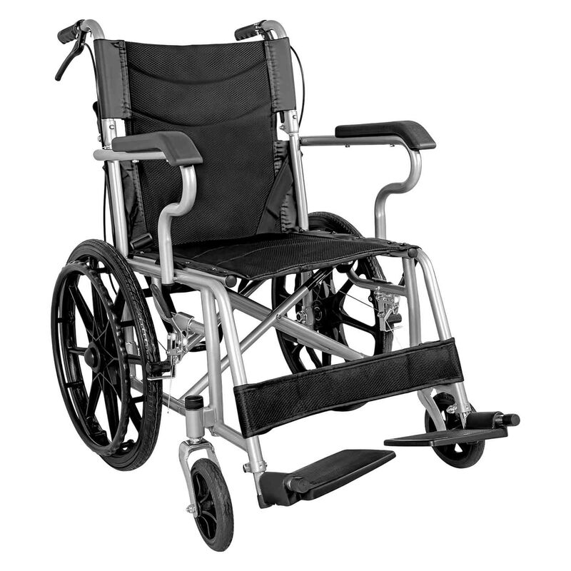 Silla Ruedas Plegable Aluminio Ligera Todo Terr... image number null