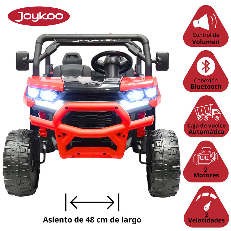 Montable El&eacute;ctrico para Ni&ntilde;os Tractor 6x6 Caja ... image number null