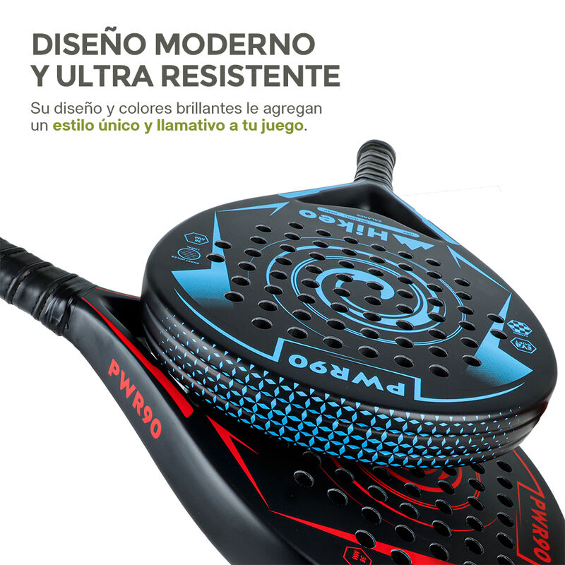 Palas de P&aacute;del con Fundas Pelotas y Grips Set d... image number null