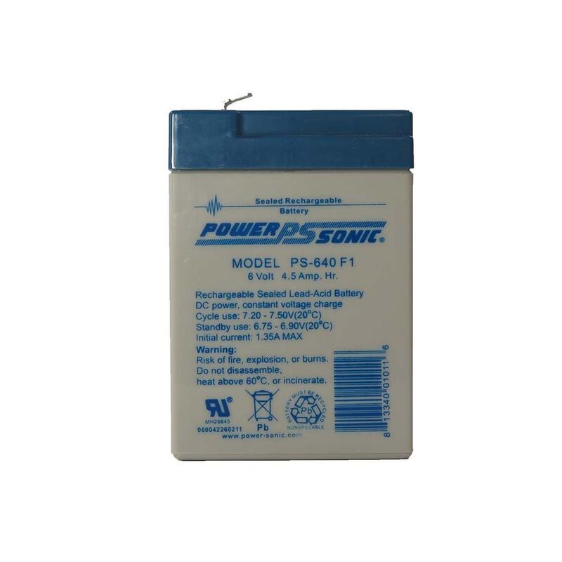 BATERIA RESPALDO POWER SONIC PS-640 F1 6V 4.5AH... image number null