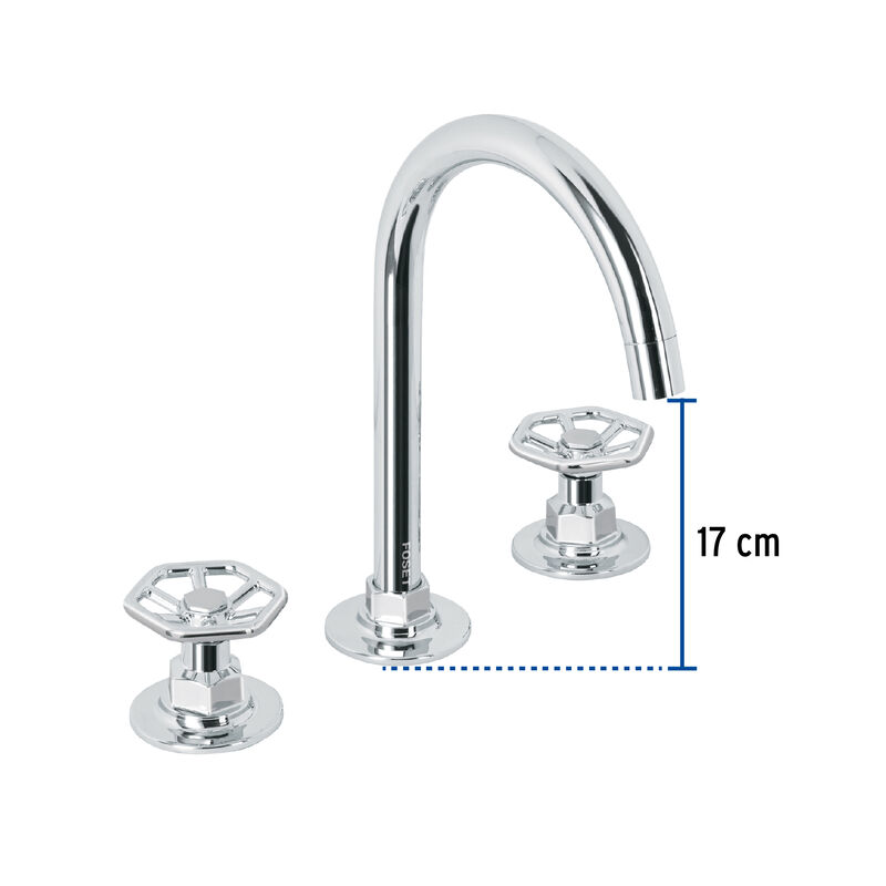 Mezcladora P/LavaboTaladros SeparadosRedondosCr... image number null