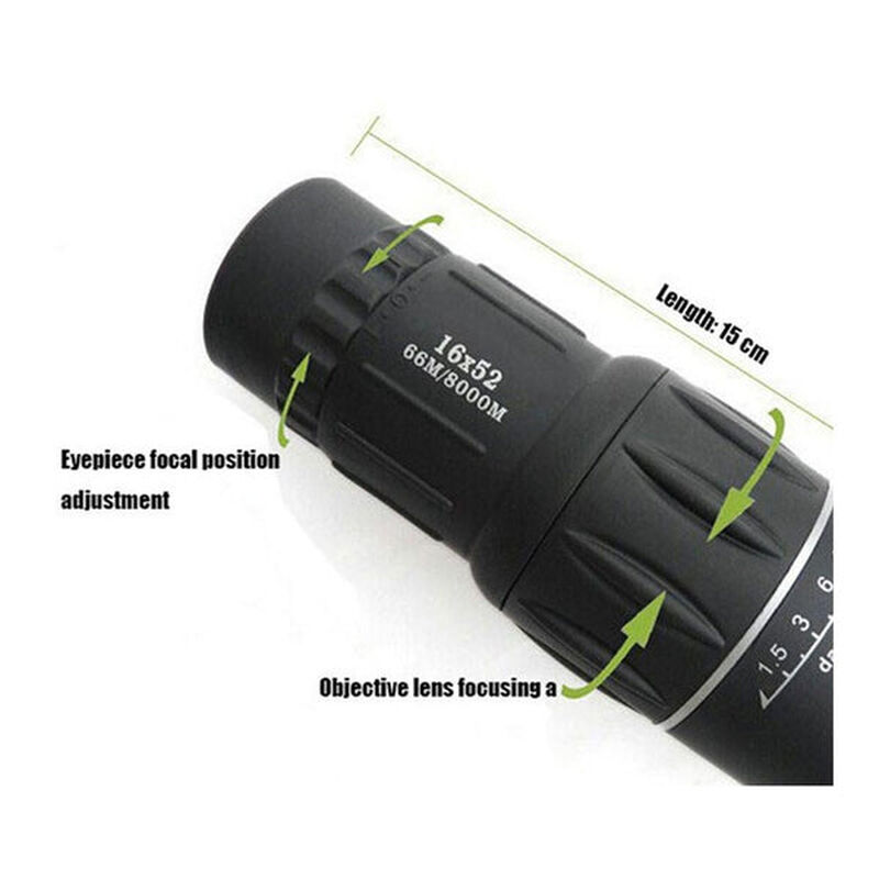 Monocular Vak 16x52 Alcance 6km Zoom Contra Agu... image number null