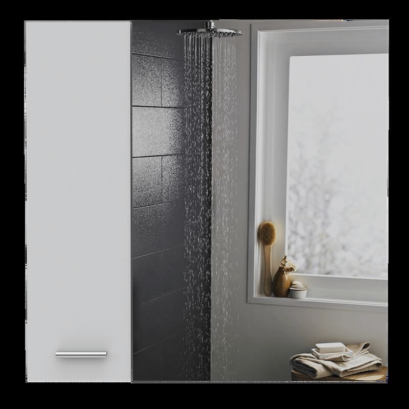 Gabinete Para Ba&ntilde;o Caribe Blanco Con Espejo Vir... image number null