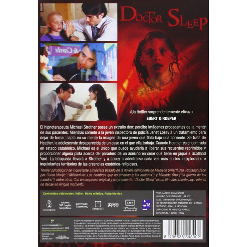 Doctor Sleep [dvd] (2002) Doctor Sleep - Hypnot... image number null