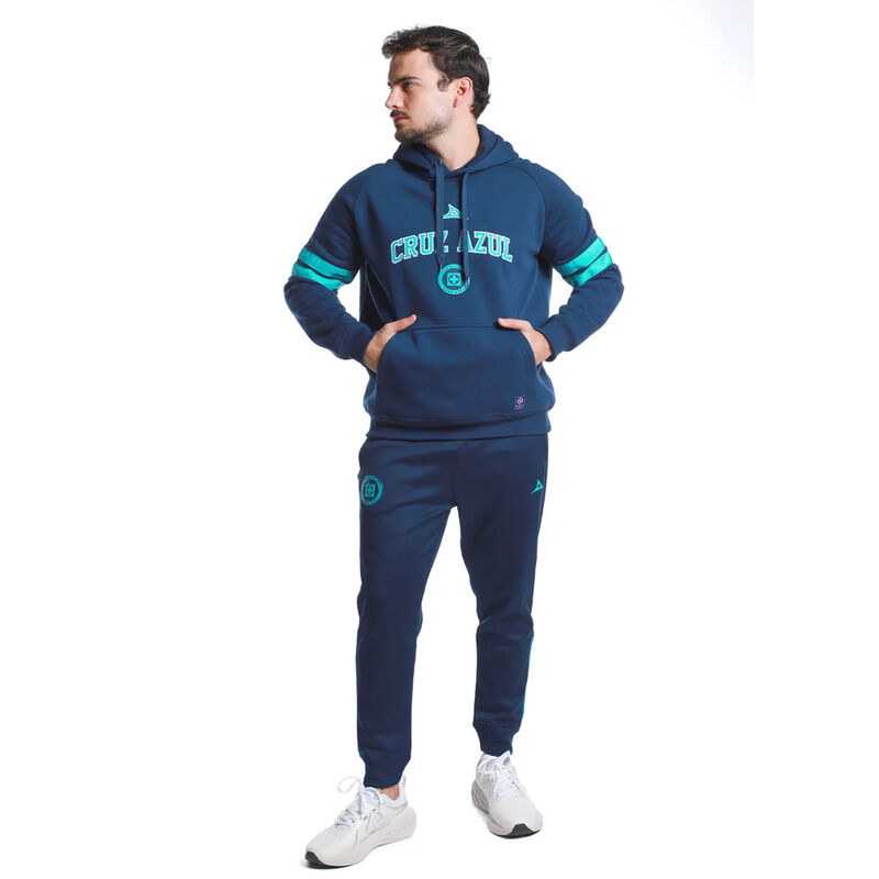 Hoddie Urbano Cruz Azul Para Hombre 92125 Ch Az... image number null