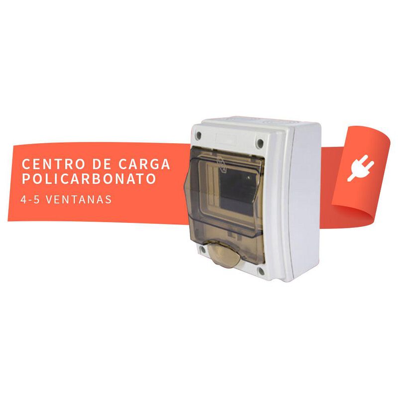Centro de carga policarbonato 4-5 ventanas image number null