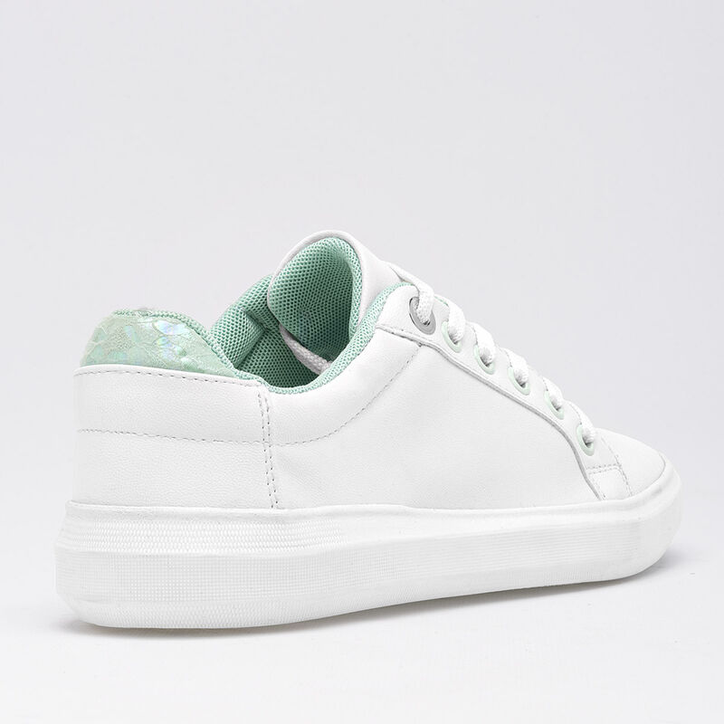 Sexy Girl Tenis urbano para mujer blanco verde image number null