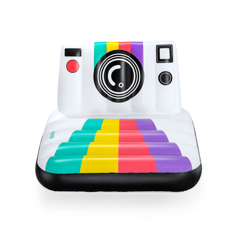 Cama Inflable 1.27m x 1.02cm con Portavaso y Re... image number null