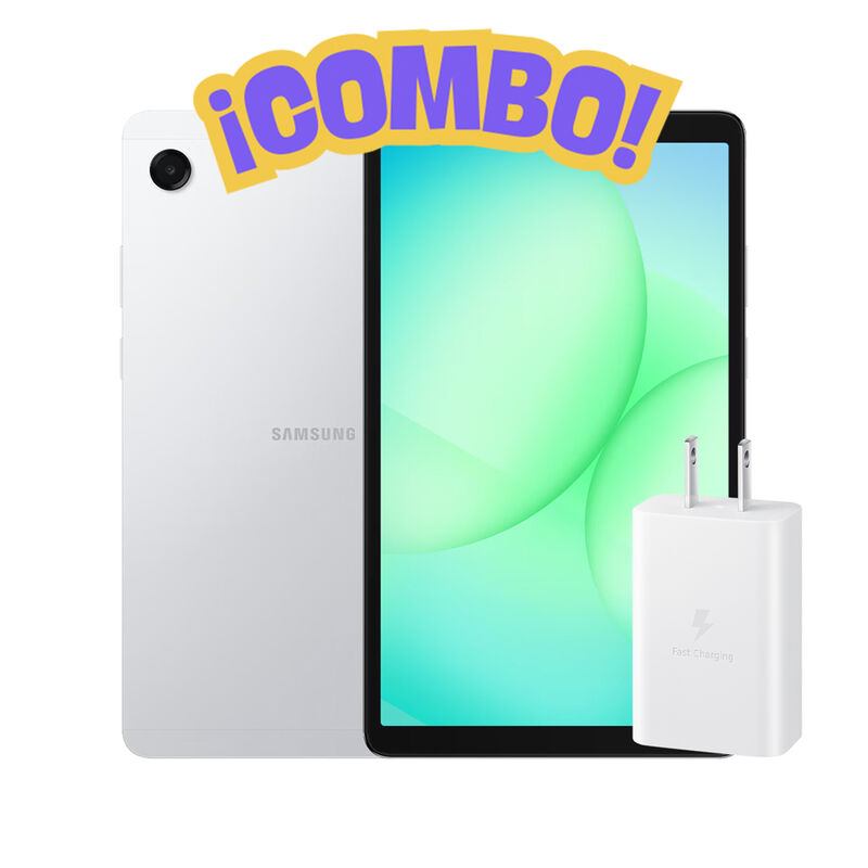 Samsung Galaxy Tab A11 8+128Gb Plata + Adaptado... image number null