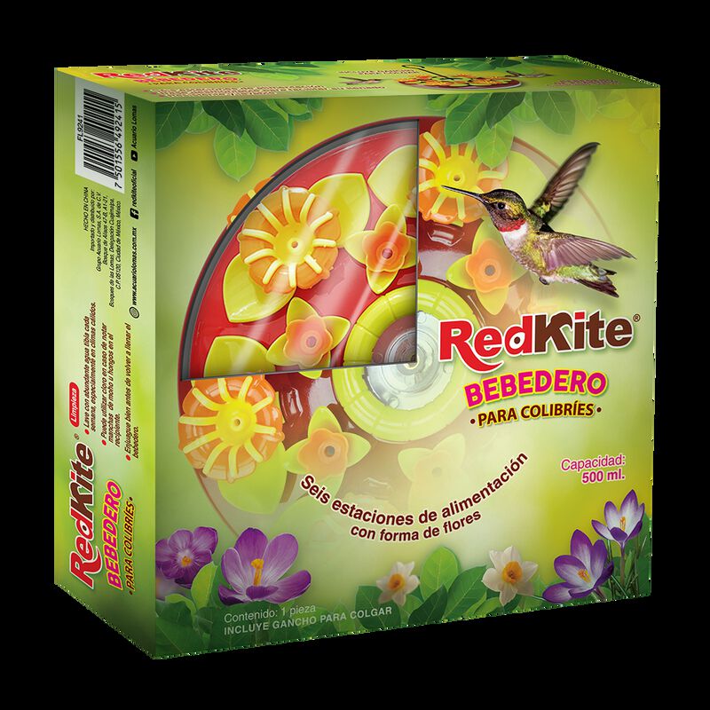 Redkite Bebedero En Forma De Disco Floral Para ... image number null