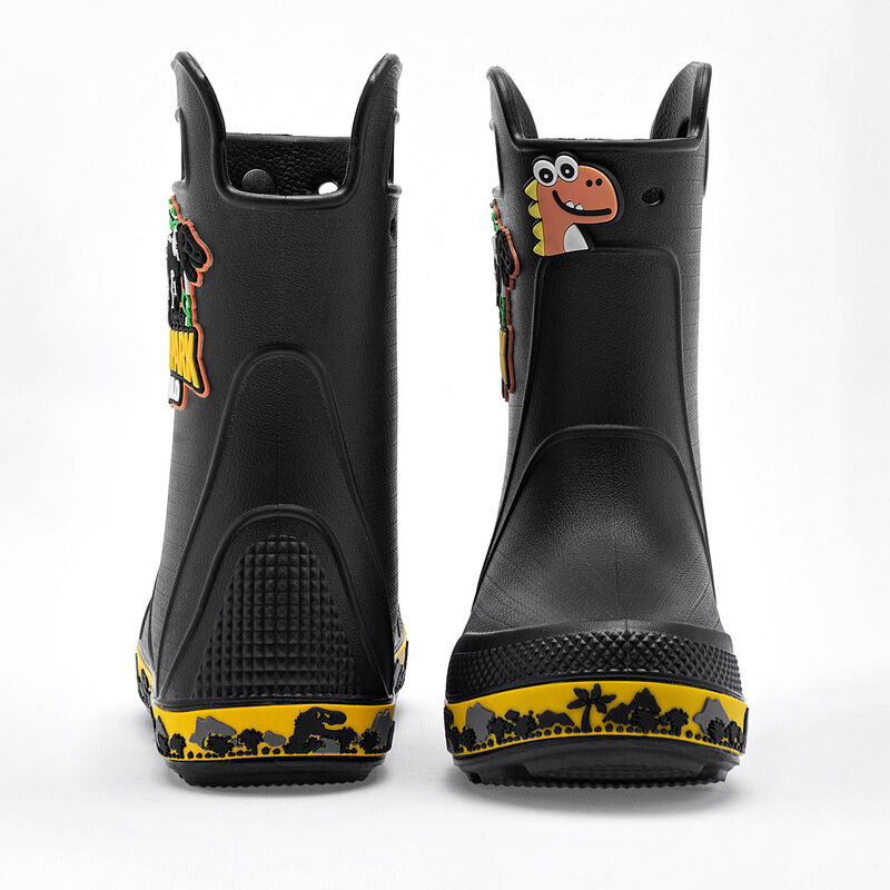 Evalight Botas para lluvia para ni&ntilde;o negro image number null