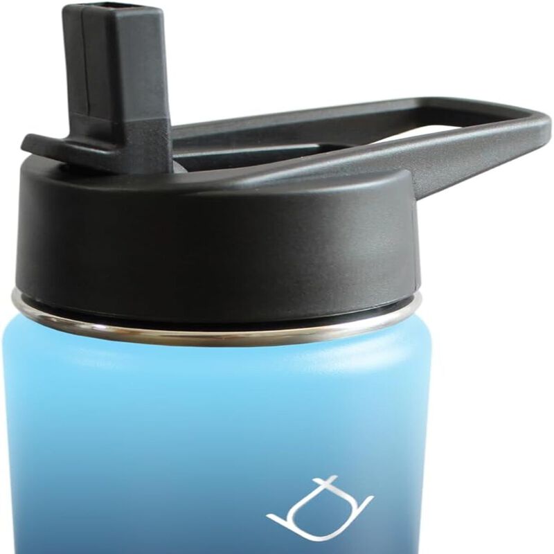 Termo de Acero Inoxidable con 3 tapas 18 Oz Azu... image number null