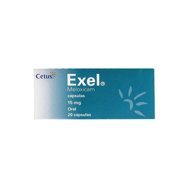 Exel 15mg caja 20 c&aacute;psulas image number null