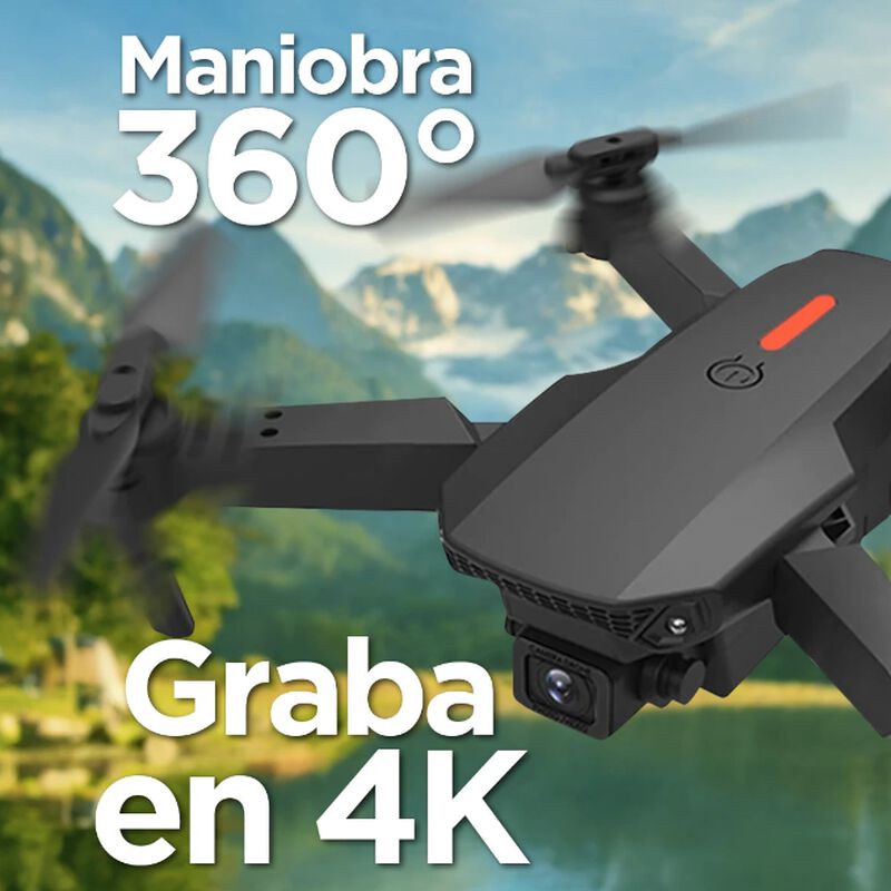 Drone Kiwo E88 Video 4k Control Inal&aacute;mbrico Gir... image number null