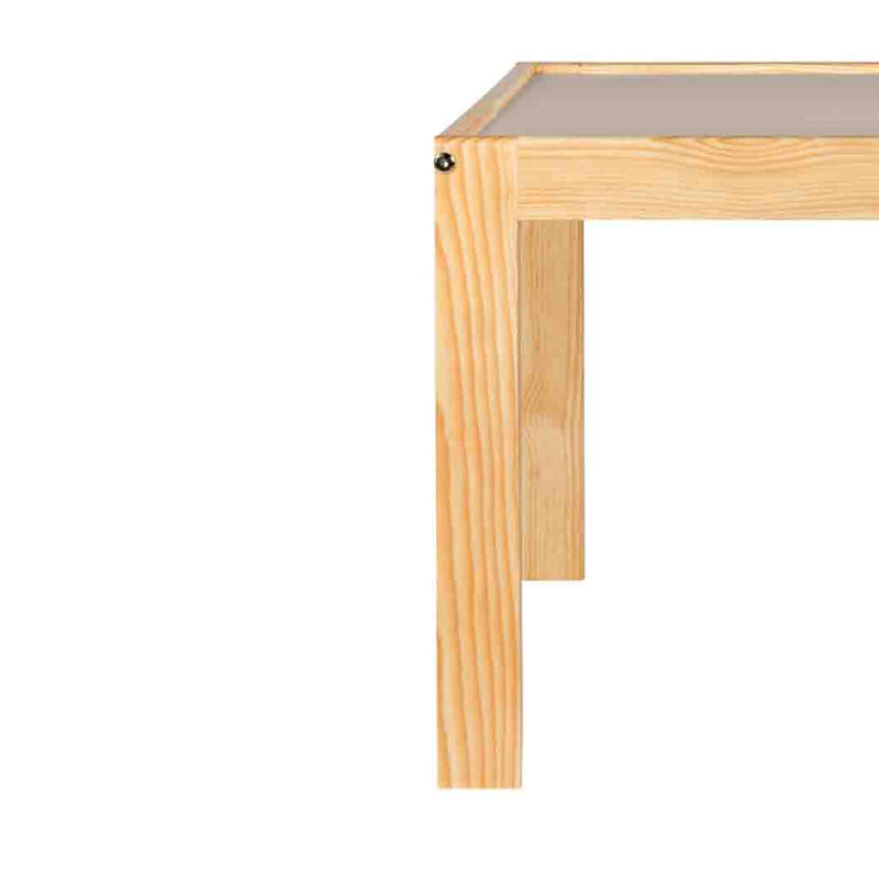 Mesa Infantil de Madera Estilo N&oacute;rdico-Gris Osc... image number null