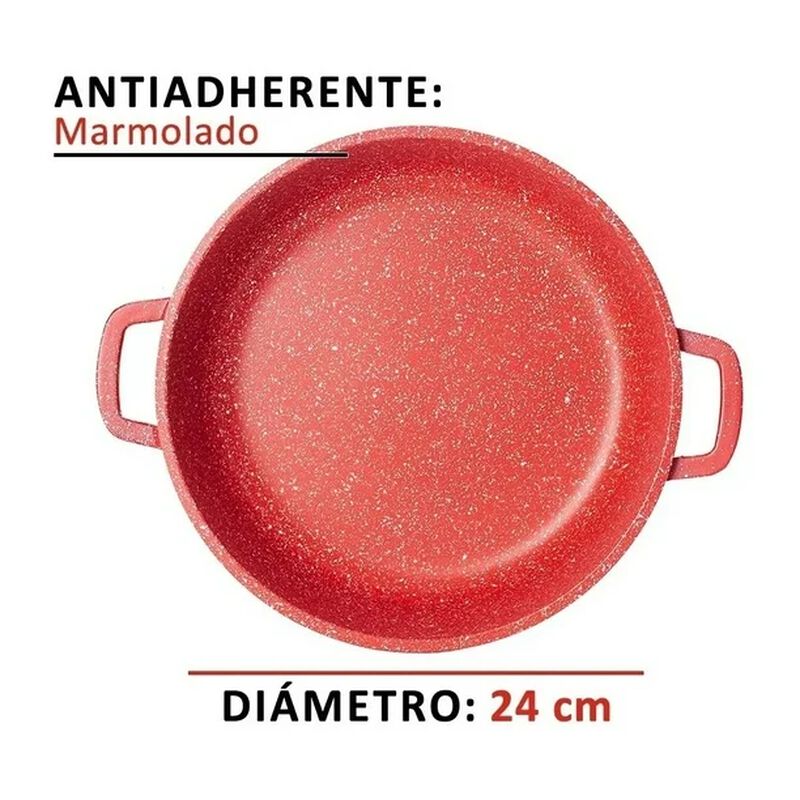 Hot Spot Olla Ultra Antiadherente Rojo Hot Spot... image number null