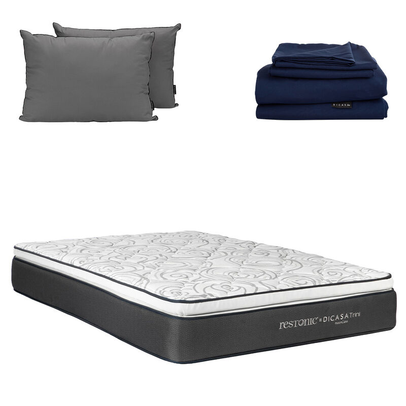 Colch&oacute;n Matrimonial Trini + Almohada 2Pack + 1 ... image number null