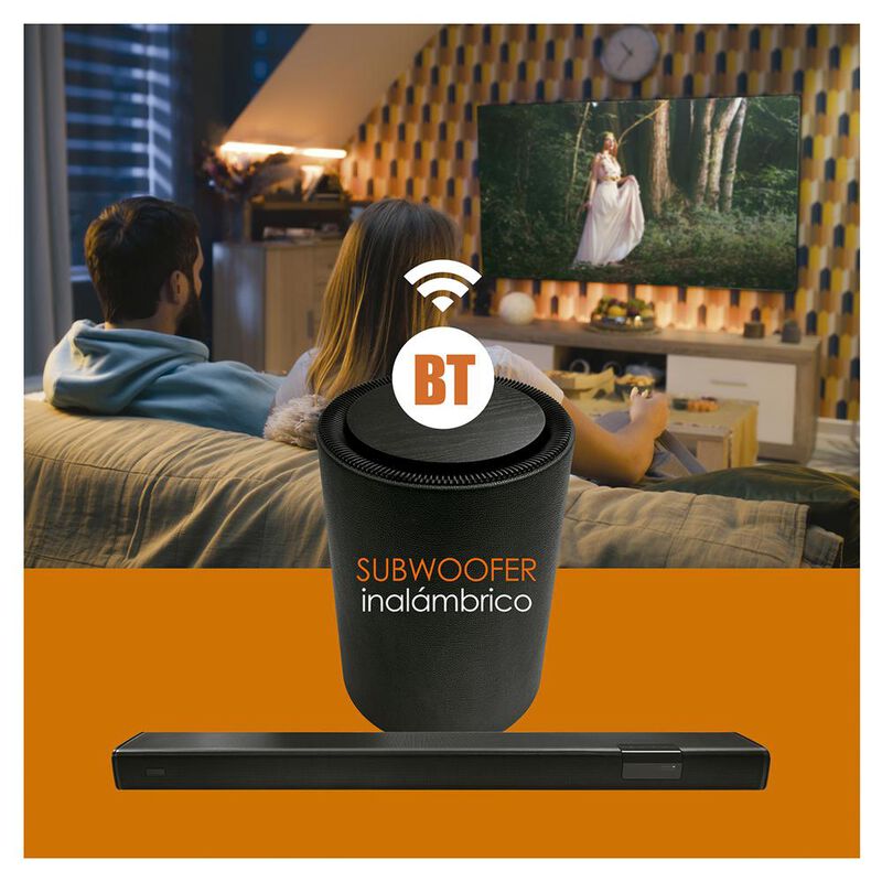 Barra de Sonido T-1200 Alienpro 150W RMS Subwoo... image number null