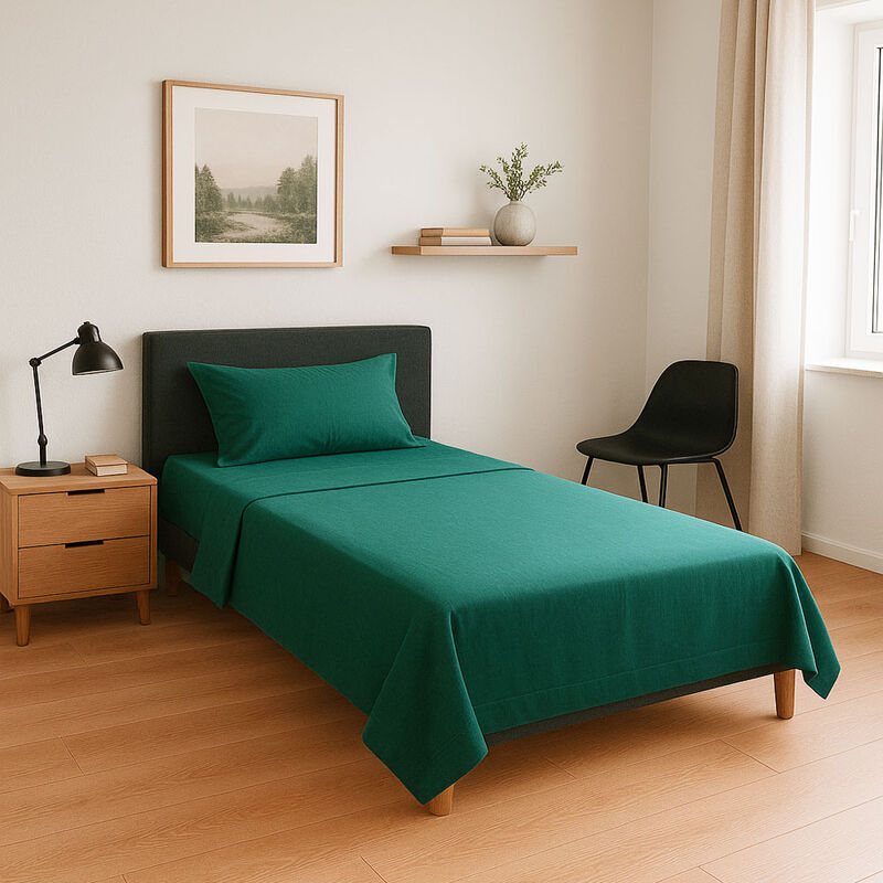 Juego de S&aacute;banas Microfibra Suaves y Duraderas ... image number null