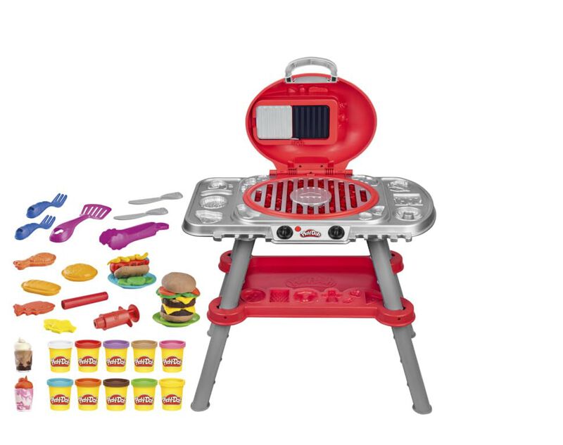 Bbq Grill Playset Play-doh Sizzlin' Grill Con L... image number null
