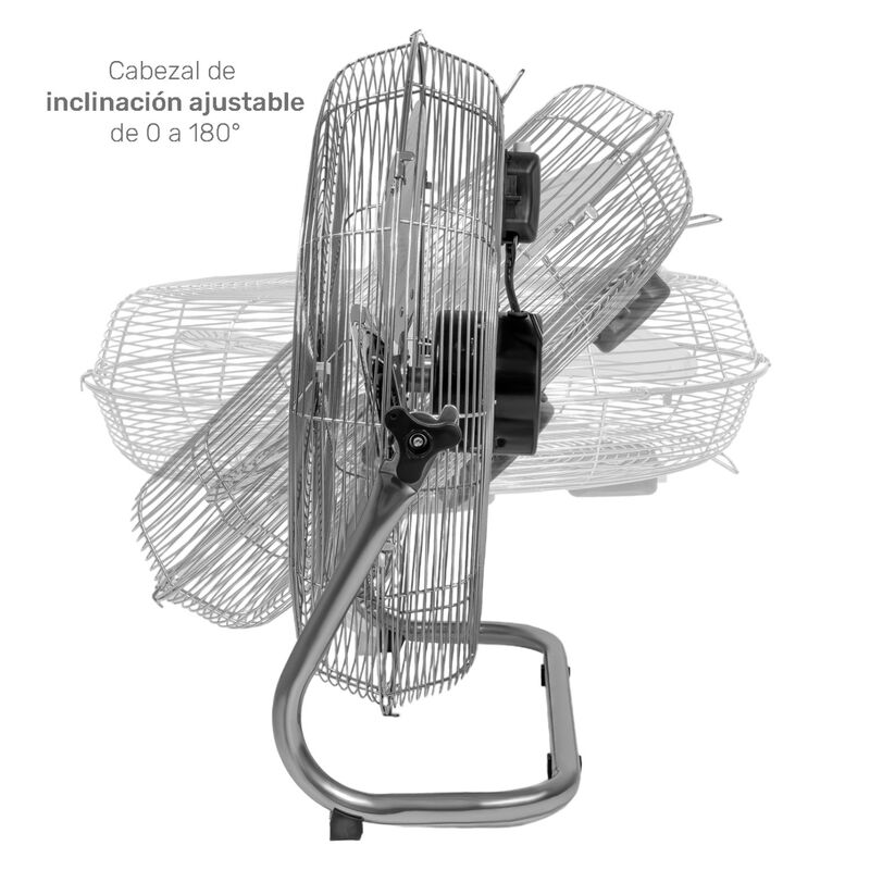 Kit Set 2 Ventiladores Piso Pared 23' 3 Aspas M... image number null