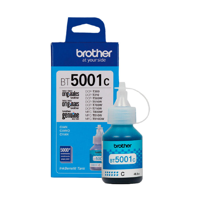 Kit de 4 Tintas Brother: BTD60BK, BT5001Y, BT50... image number null