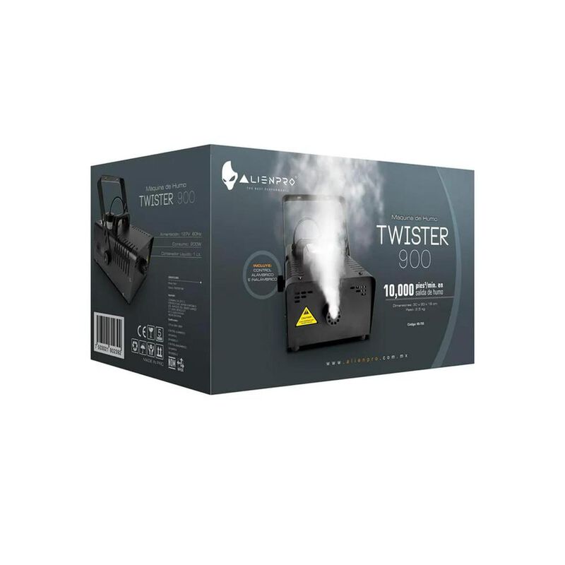 M&aacute;quina C&aacute;mara De Humo AlienPro Twister 900w 1 ... image number null