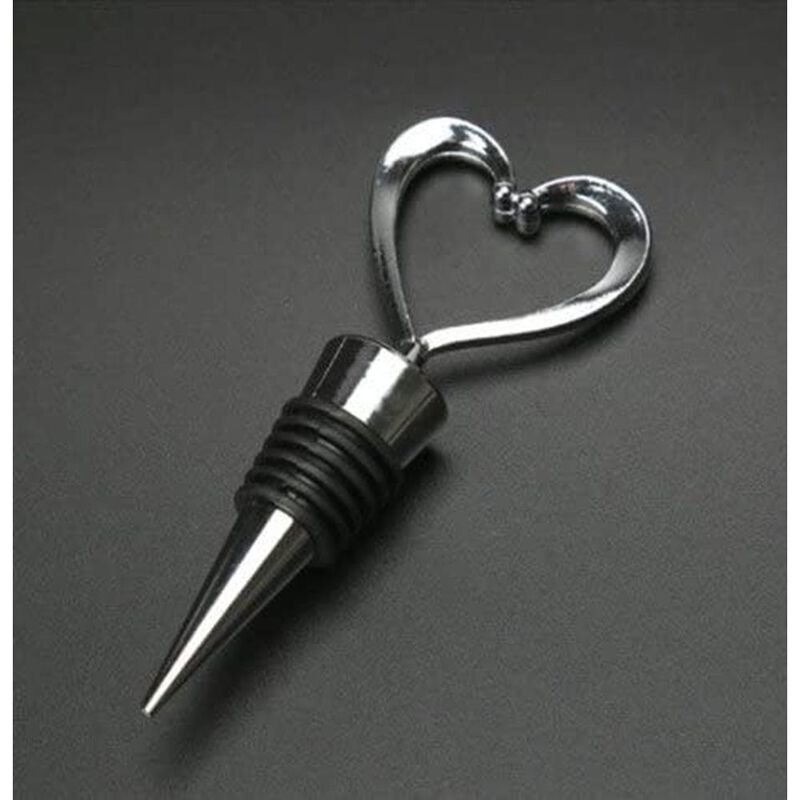 Elegante Tap&oacute;n De Botella En Forma De Coraz&oacute;n image number null