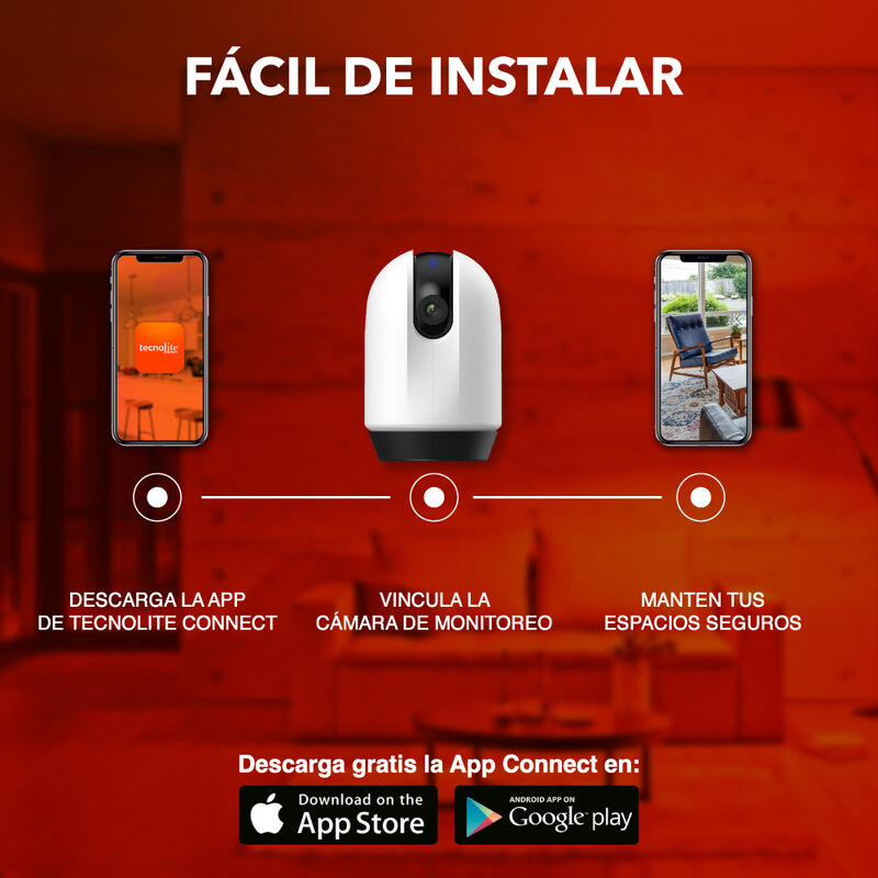 C&aacute;mara de Monitoreo Inteligente WiFi Interiores... image number null