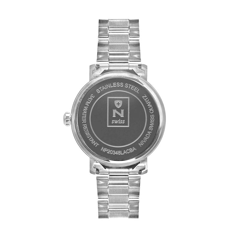 Reloj Nivada Corporate Dama Acero Blanco Ar&aacute;big... image number null