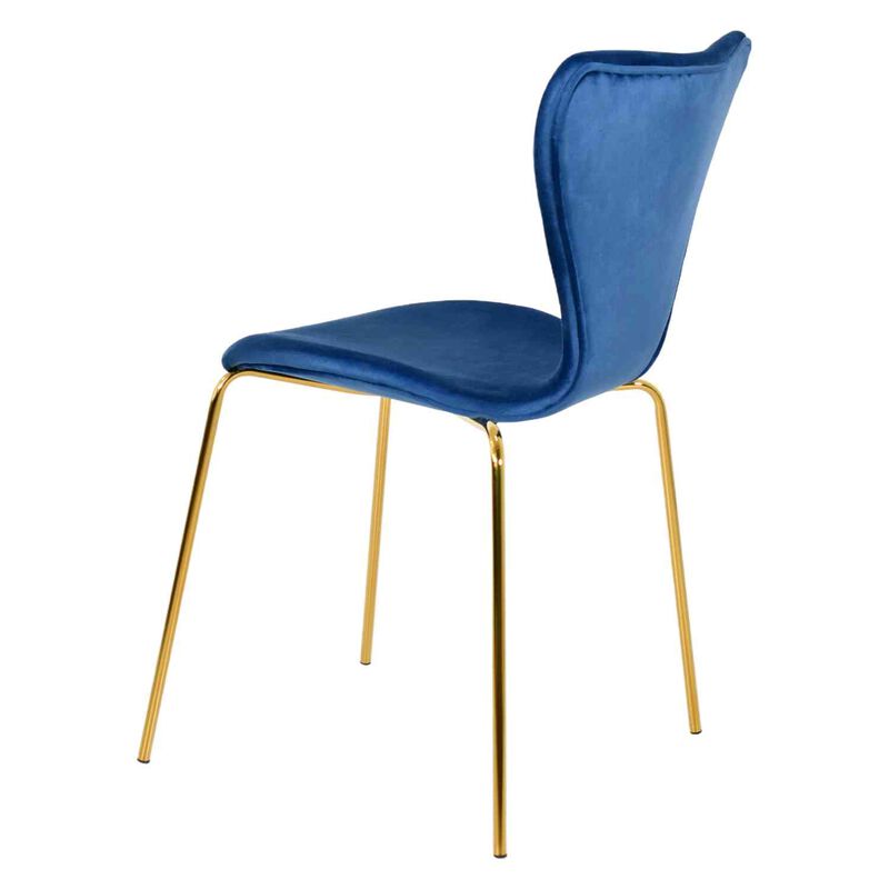 Juego Set 4 Sillas Terciopelo Comedor Tapizada ... image number null