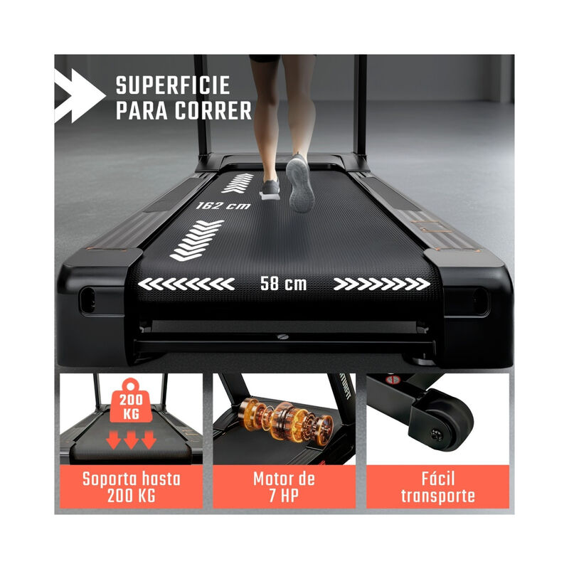 Caminadora Gimnasio Profesional 25km 28 Niv Aut... image number null