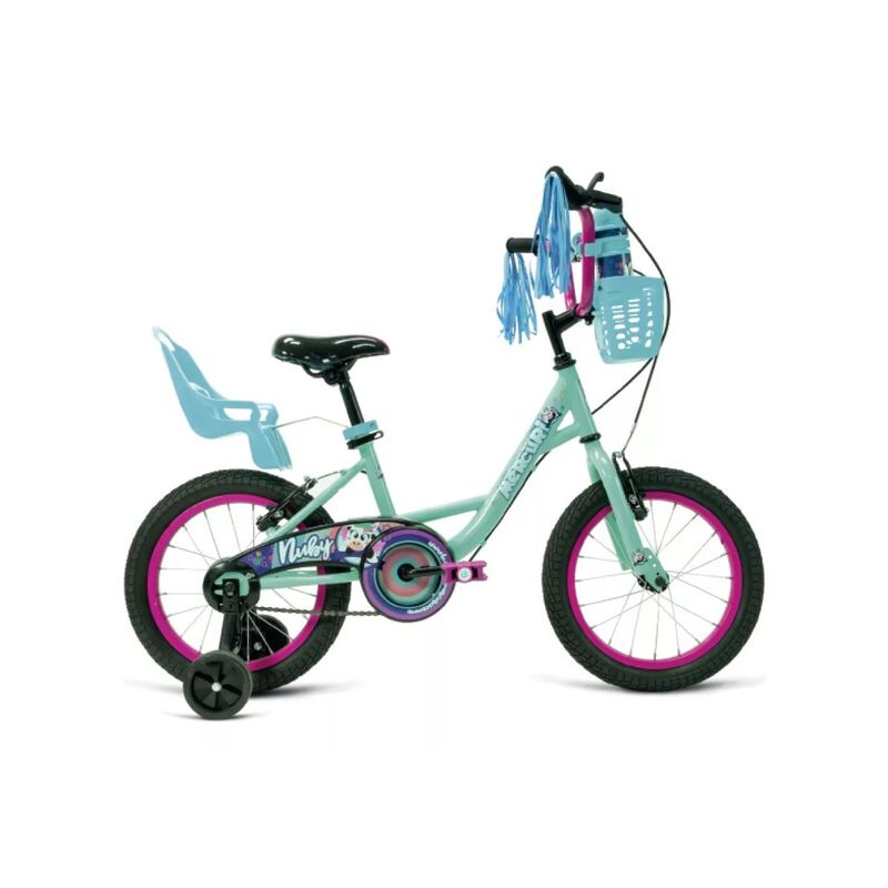 Bicicleta Mercurio R16 Nuby Celeste Porta Mu&ntilde;ec... image number null