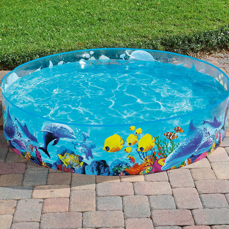 Alberca R&iacute;gida Redonda Decorada Mar 1 Modelo 1.... image number null
