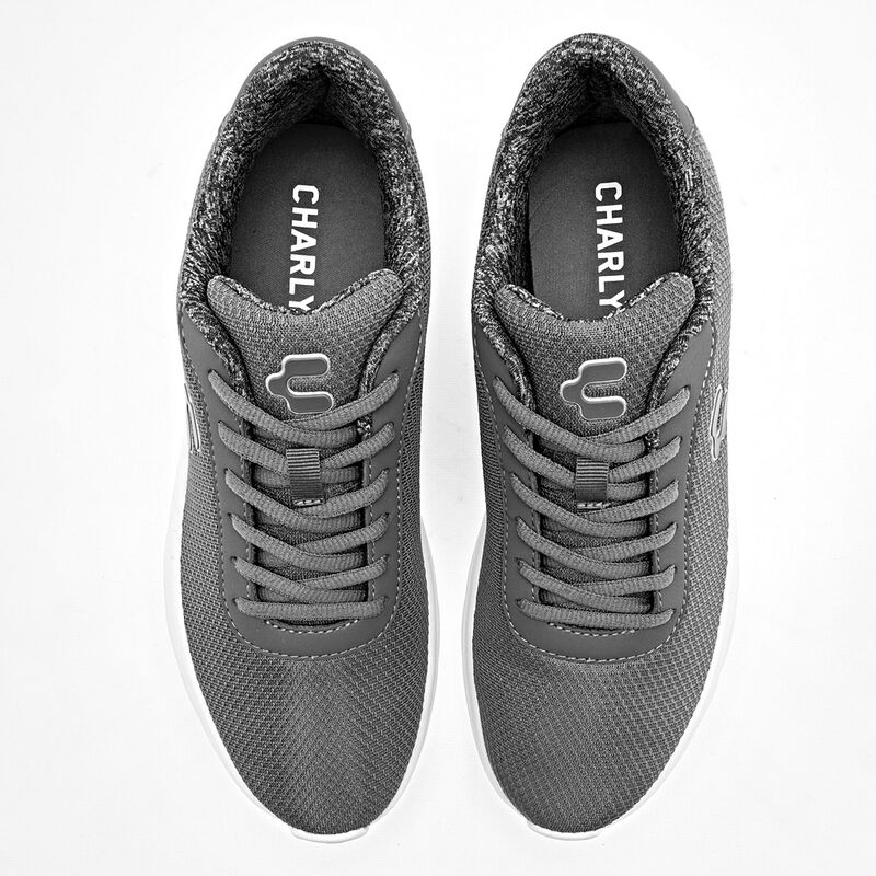 Charly Tenis deportivo para hombre gris, runnin... image number null