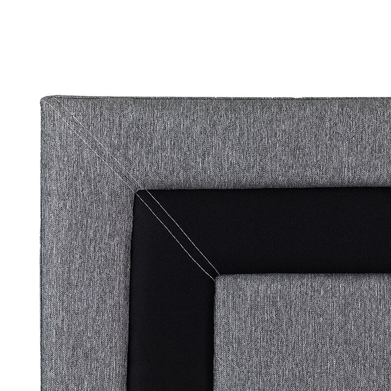 Cabecera King Size Dicasa Bora Gris-Negro image number null
