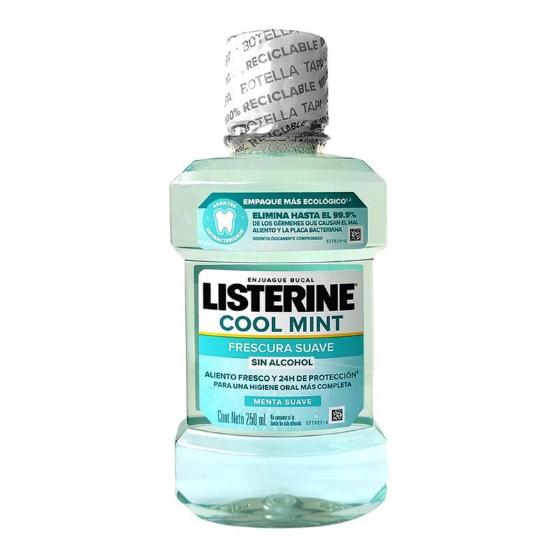 Enjuague Listerine Cool Mint Sin Alcohol 250ml image number null